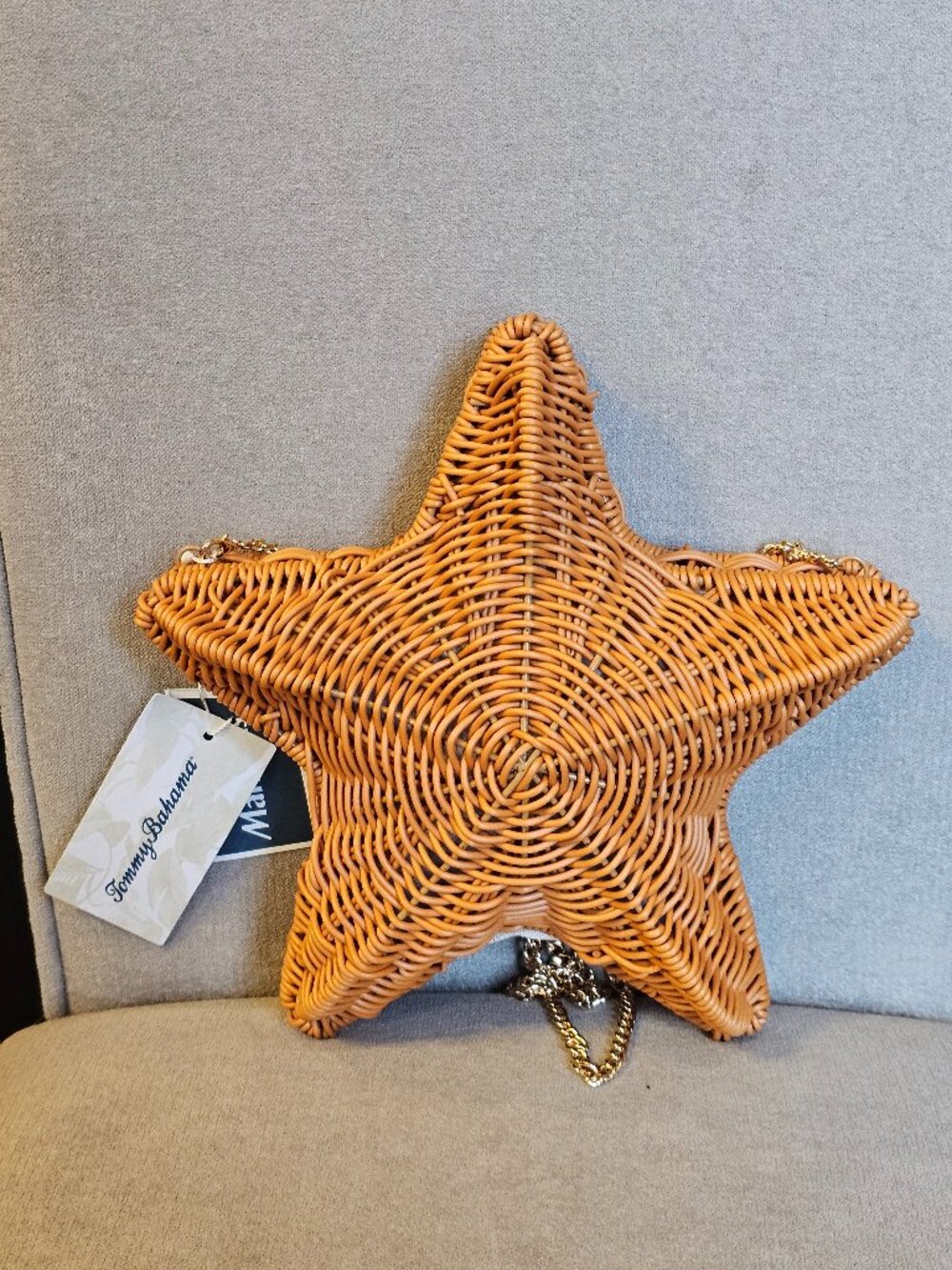 Tommy Bahama Star Wicker Crossbody Bag